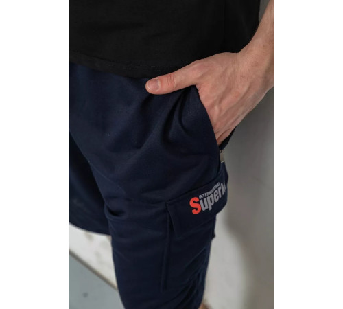 Шорти чоловічі, колір темно-синій, 244R6586