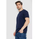 Футболка чоловіча базова білизняна, колір темно-синій, 244R121