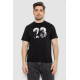 Футболка чоловіча з принтом, колір чорний, 241R1906