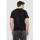 Футболка чоловіча з принтом, колір чорний, 241R1906
