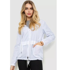 Вітровка жіноча з капюшоном, колір білий, 177R042