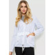 Вітровка жіноча з капюшоном, колір білий, 177R042