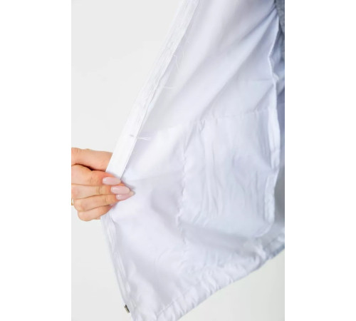 Вітровка жіноча з капюшоном, колір білий, 177R042