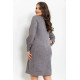 Сукня, колір сірий, 102R083