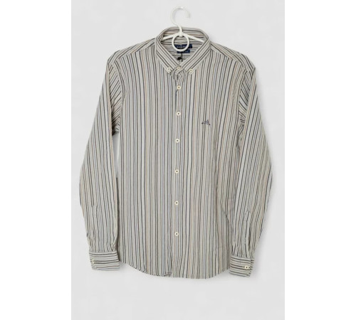 Сорочка чоловіча котонова повсякденна, колір сірий, 247R418