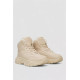 Кросівки жіночі зимові на хутрі, колір бежевий, 248RDM08
