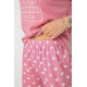 Женская пижама с принтом, цвет пудровый, 243R2082