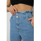 Джинси жіночі Mom-fit, колір блакитний, 244R1640S20