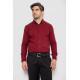 Сорочка чоловіча з принтом, колір бордовий, 214R7365-1