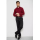 Сорочка чоловіча з принтом, колір бордовий, 214R7365-1