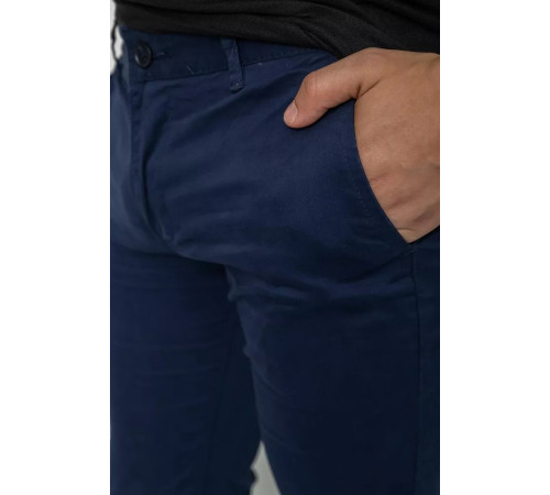 Брюки мужские, цвет темно-синий, 244R6618.