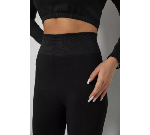 Лосіни на хутрі, колір чорний, 139R940