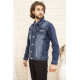 Джинсовая куртка мужская, цвет синий, 157R4606