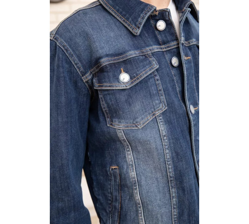 Джинсовая куртка мужская, цвет синий, 157R4606