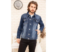 Джинсова куртка чоловіча, колір синій, 157R4606