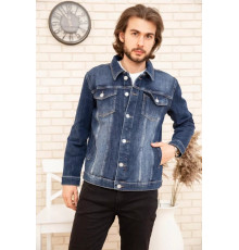 Джинсова куртка чоловіча, колір синій, 157R4606