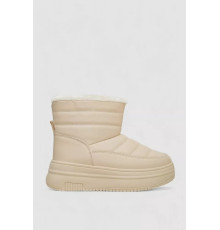 Дутики жіночі зимові на хутрі, колір бежевий, 248RAM018