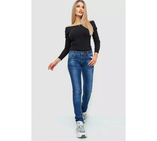 Джинсы женские, цвет синий, 244RA604