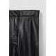 Лосины детские экокожа, цвет черный, 102R1518