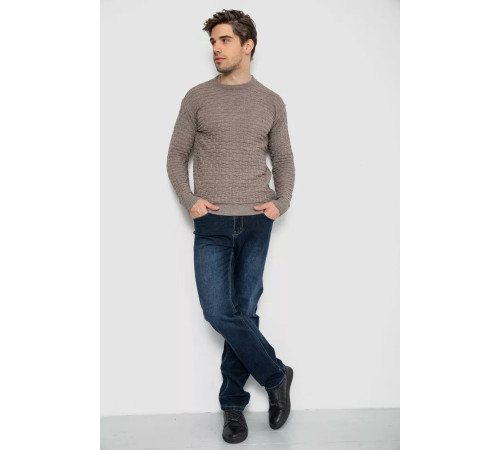 Светр чоловічий, колір мокко, 161R882