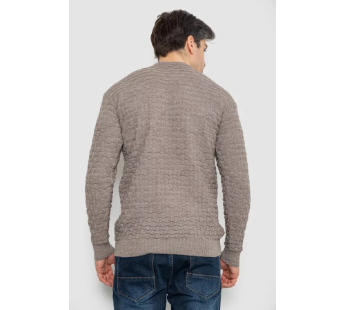 Светр чоловічий, колір мокко, 161R882