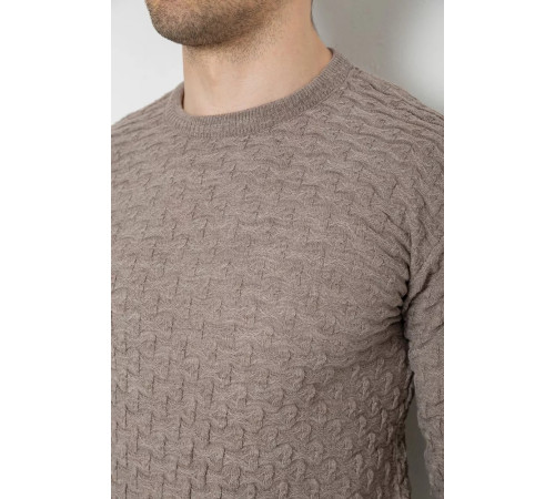 Светр чоловічий, колір мокко, 161R882