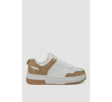 Кроссовки мужские демисезонные, цвет бело-бежевый, 243RHK32.