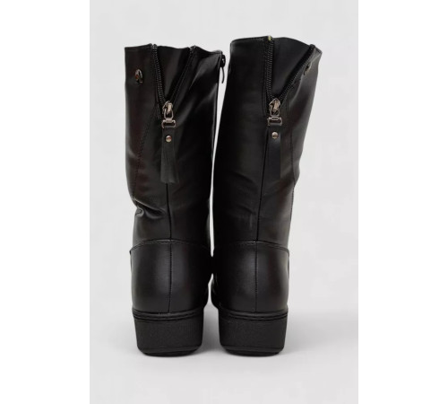 Сапоги женские зимние на меху, черный, 243RY200