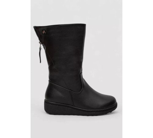 Сапоги женские зимние на меху, черный, 243RY200