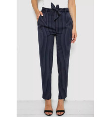 Штани жіночі в смужку, колір синій, 238RP85