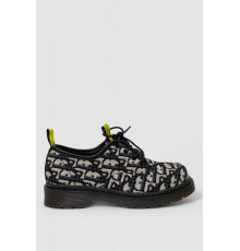 Лофери жіночі на шнурках, колір чорний, 248RRT17-15