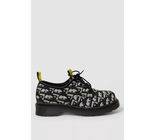 Лофери жіночі на шнурках, колір чорний, 248RRT17-15