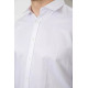 Сорочка чоловіча однотонна, колір білий, 214R819