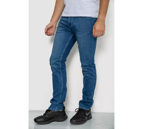 Джинси чоловічі однотонні, колір синій, 247R1087