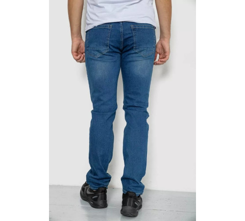 Джинси чоловічі однотонні, колір синій, 247R1087