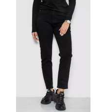 Джинсы женские стрейч, цвет черный, 182R3022.