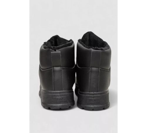 Кросівки жіночі зимові на хутрі, колір чорний, 248RMB13