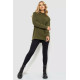 Жіночий светр в'язаний, колір хакі, 204R179