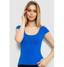 Топ однотонный, цвет электрик, 186R105-1