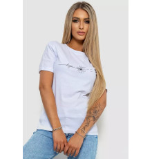 Женская футболка с принтом, цвет белый, 238R01638