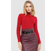 Гольф женский однотонный, цвет бордовый, 204R043.