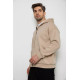 Кофта чоловіча на флісі з капюшоном, колір світло-бежевий, 238R58698