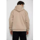 Кофта чоловіча на флісі з капюшоном, колір світло-бежевий, 238R58698