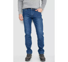 Джинси чоловічі на флісі, колір синій, 254R2408