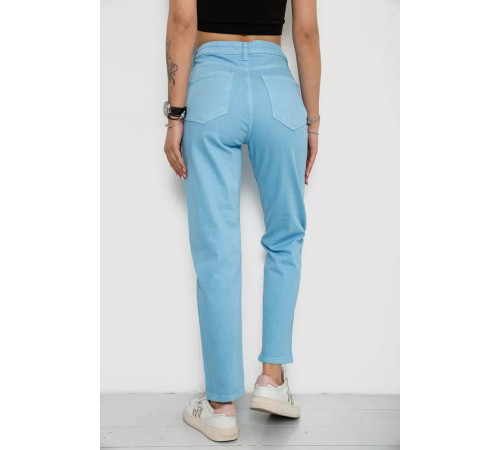 Джинси жіночі, колір блакитний, 182R1042-1