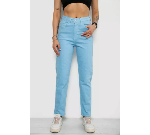 Джинси жіночі, колір блакитний, 182R1042-1