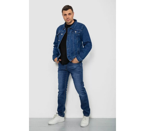 Куртка мужская джинсовая, цвет синий, 244RMA005