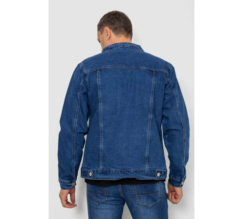 Куртка мужская джинсовая, цвет синий, 244RMA005