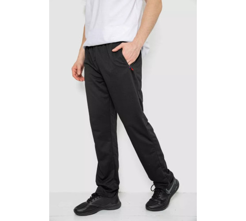 Спорт штани чоловічі, колір чорний, 244R41734