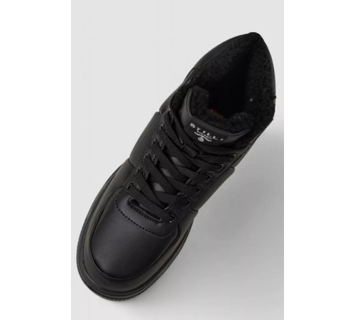 Кросівки жіночі зимові на хутрі, колір чорний, 248RCX701